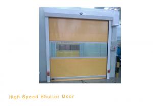 China Auto Anti-static PVC High Speed Shutter Door / Fast Speed Scroll Door For Factory Workshop on sale
