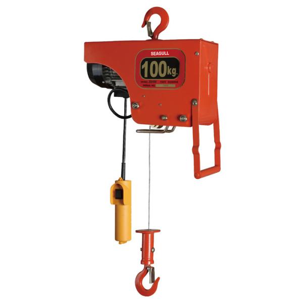 Portable 200kg Electric Hoist With Remote Control , Electric Chain Blocks