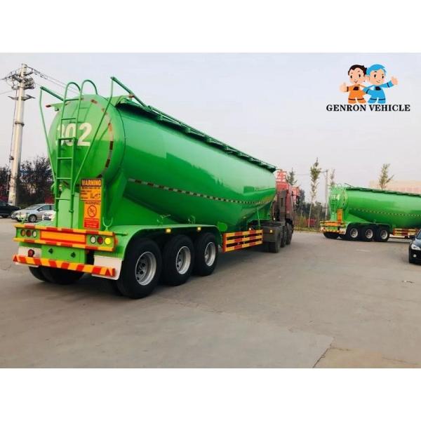 best price tri axles bulk cement transport truck trailer 50ton powder cement tanker for sale