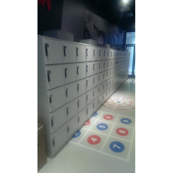 4 Tier Gray Body IOT Locker H2000 × W1112 × D470mm Highly Water Resistant