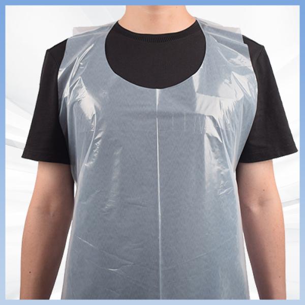 OEM ODM Disposable CPE Aprons Lightweight Transparent Plastic Apron
