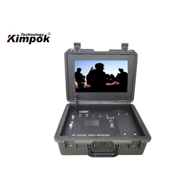 COFDM HD Wireless Video Audio Receiver 300-4400Mhz with Remote Control