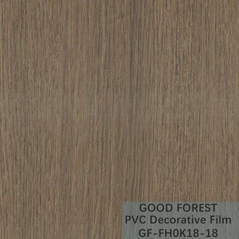 Partition PVC Decorative Film 0.25mm - 0.60mm Thickness Dark Grey Color