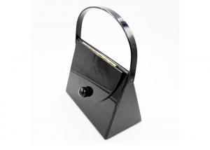 Women Evening Bags Leather Clutch Small Shoulder Sling Tote Bag In Black