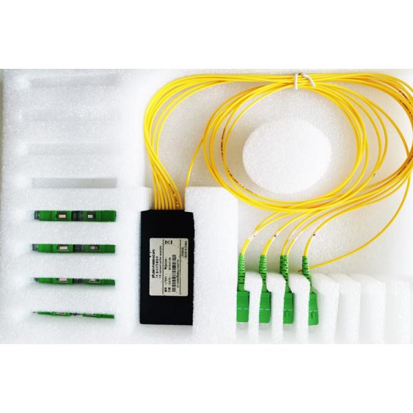 1x8 SC APC  Fiber Cable Splitter compact assembly G.657A2 with 1.8mm