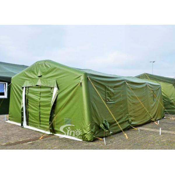 Mobile Emergency Isolation Rescue Army Green Inflatable Military Tent For Outdoor Equipment