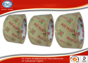  OEM Printed Single Sided Crystal Clear Packing Tape For Carton Sealing Manufactures