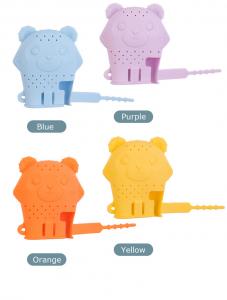  Food Grade Silicone Baby Teether Bear Gloves Shape Infant Teething Toys Manufactures