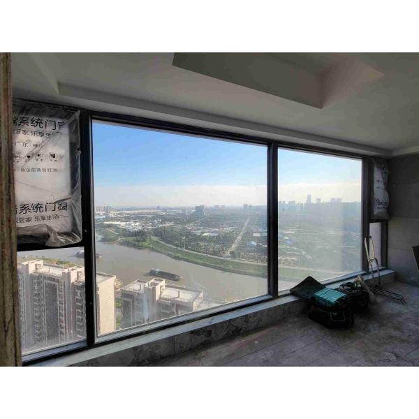 90 Degree Aluminum Casement Windows Waterproofing 5mm 6mm 8mm 10mm 12mm Glass Thickness