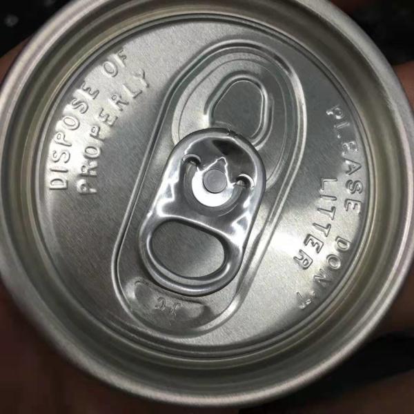 Custom Printing Aluminum Can Lids 206 # Carving Wards Ring Pull Tab SGS Certification