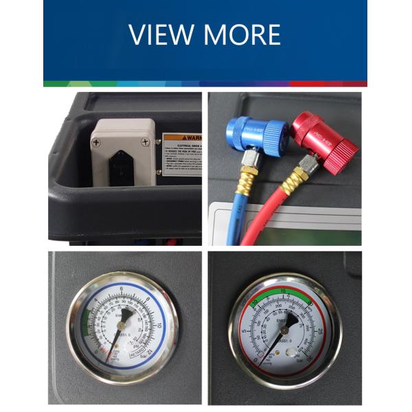 Recharge Recycle Air Con AC Gas Recovery Machine A/C Service Station For R1234yf