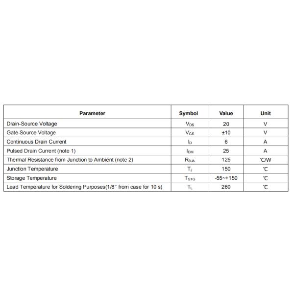 8205 Mosfet Power Transistor TSSOP-8 Plastic Encapsulate For Power Management
