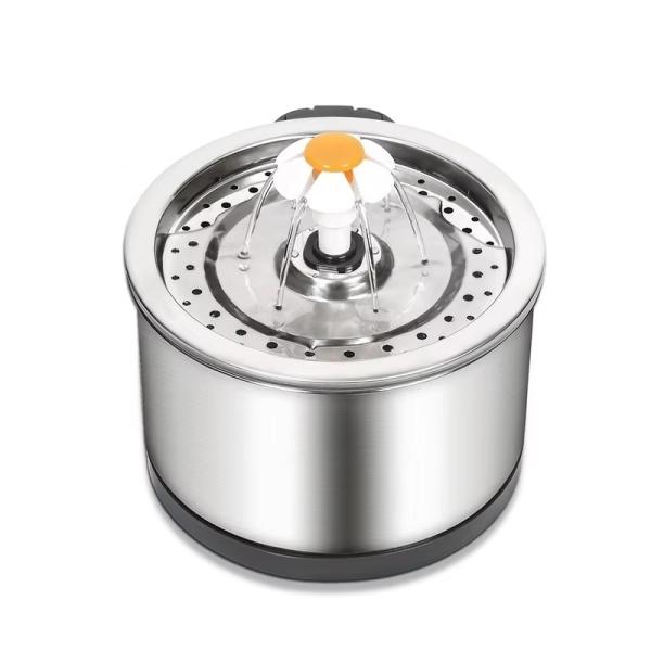 Whisper-Quiet Stainless Steel Base Camping Friendly Pet Drinking Machine