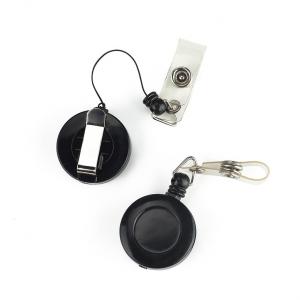  Multipurpose Retractable Badge Reel  , Name Badge Clips For Employee ID Cards Manufactures