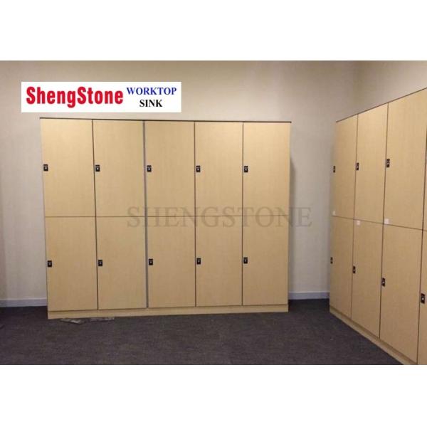 CE Factory Locker Room Hpl Lockers , Hpl Cabinets Equipped With Cambert