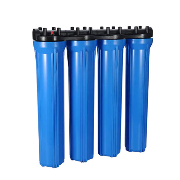 High Flow 4 Stage Water Filter Housing 1/2 3/4 Port Water Purification Housing