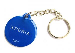 China NFC Chip Epoxy RFID Key Tag For Pet Identification on sale