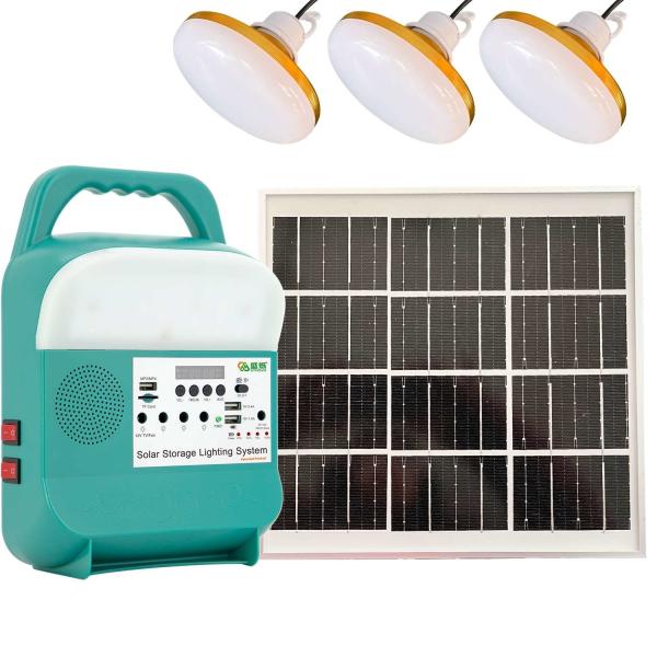 Rechargeable Solar Light LED Kits Charge Bulb Hanging Courtyard Garden Lamp Emergency