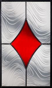  Notice Resistance Decorative Leaded Glazing Stained Glass Patina Caming For Cabinet Door Manufactures