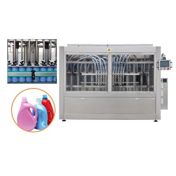 Automatic Linear Plastic Pet Spray Bottle Chemical Liquid Piston Pump Filling Machine with PLC Control