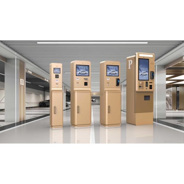 Stainless Steel Material Public Parking Lot System Self Service Kiosk For Outdoor Use