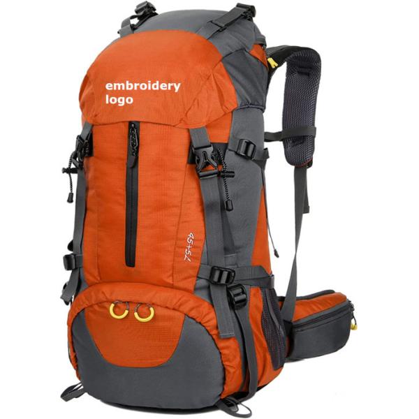 Waterproof Lightweight Hiking Backpack 60L With Padded Shoulder Straps