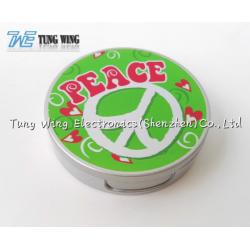 China Compact Round Custom Pocket Makeup Mirror OEM For Promotional for sale