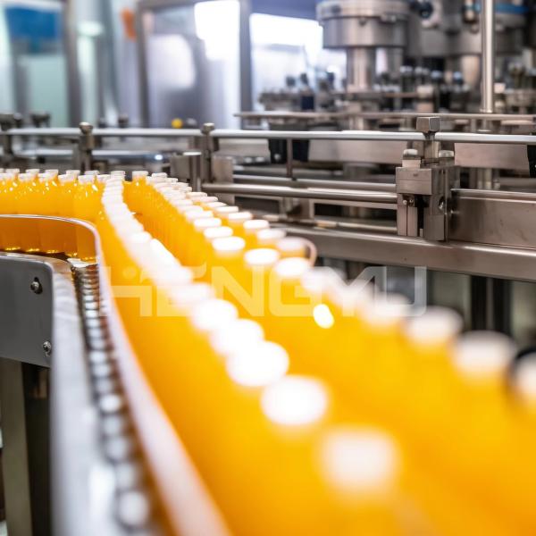 OEM Juice Making Machine Automatic Fresh  Sterilization With Pulp Hot Filling Line Plastic Bottle Beverage Packing Machine