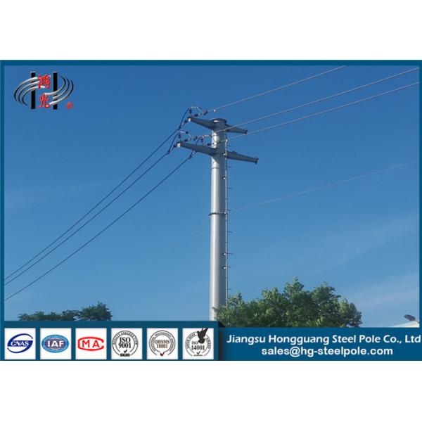 Electric Telescoping Transmission Pole For Power Transmission , Long Life