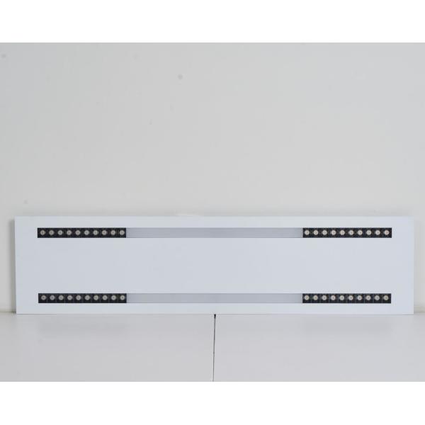 Anti Glare flat panel led ceiling light 80Ra UGR 22 Metal fixture Linear Light
