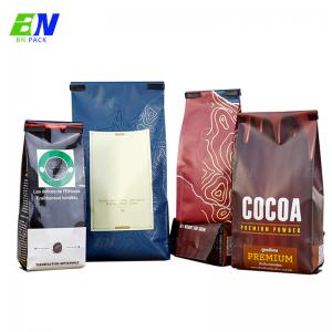 250g 500g Hot Sell Custom Printing Side Gusset Coffee Bag With Tin Tie And Valve Manufactures
