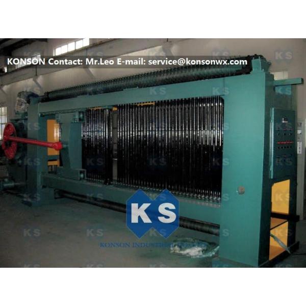 Heavy Duty Gabion Machine For Galvanized And PVC Coating Wire , High Efficiency