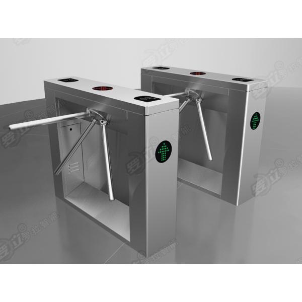 Security Tripod Turnstile Gate Access Control AC220V With RFID Card Reader