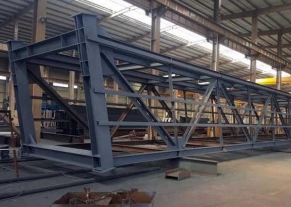 Large Steel Structure High Rise Building , Strong Steel Structure Industrial Building
