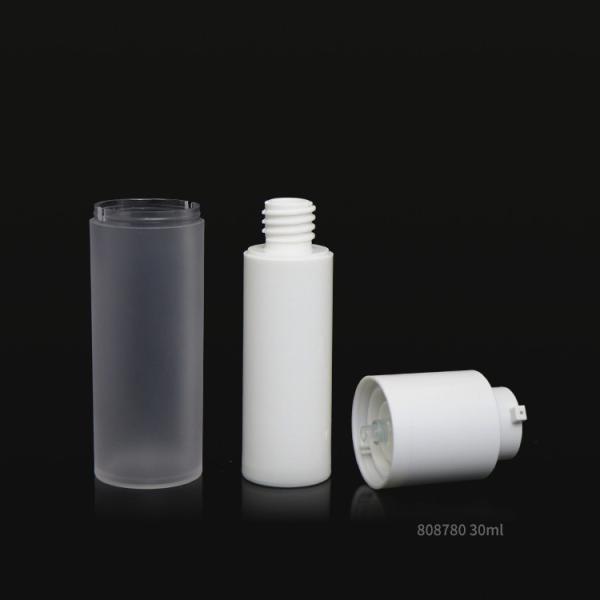 Twist Switch Airless Pump Bottles , Cosmetic Cream Bottle PP Plastic Material