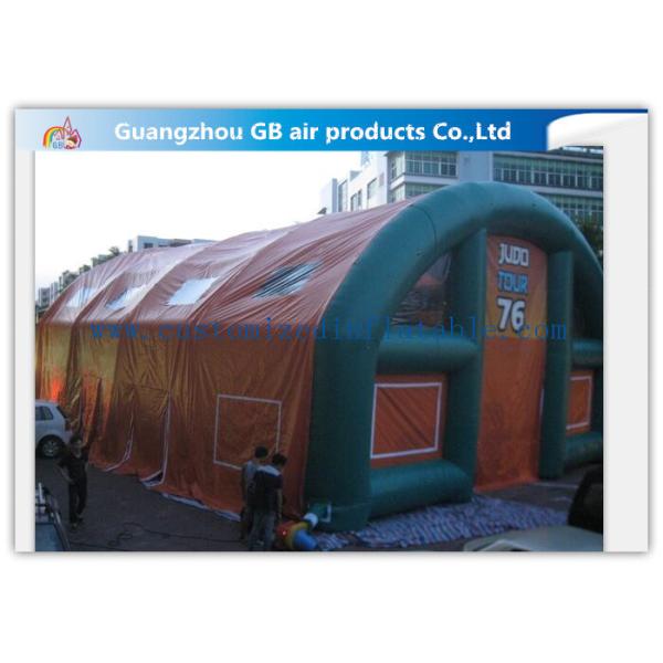 Outdoor Inflatable Army Tent Inflatable Portable Military Shelter With Same Air Chamber