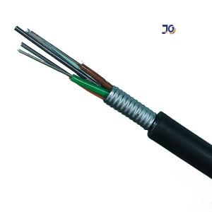  GYTS Steel Tape Armored SM Underground Direct Bury 24/48 Core Optical Fiber Cable Manufactures