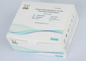 China Used For Quantitative Determination Of D-Dimer In Human Whole Blood And Plasma on sale