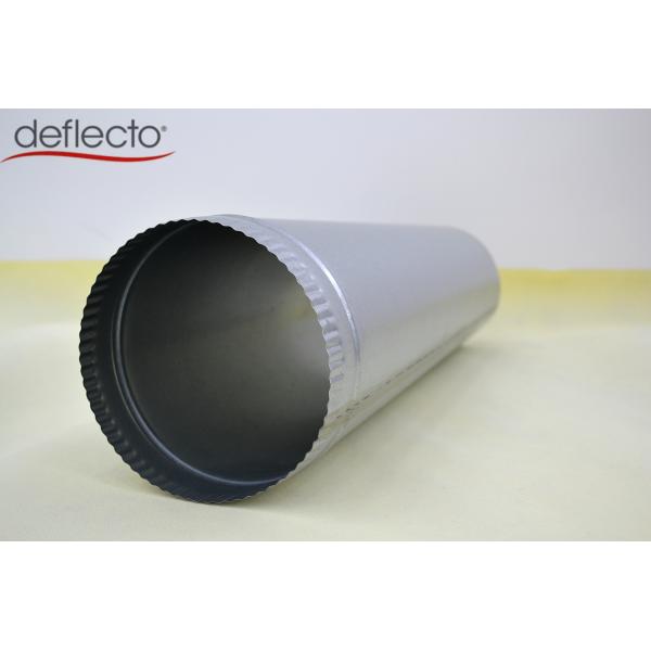 Galvanized Steel Rigid Air Duct Exhaust Hose 6 Inch Air Cooling / Air Heating
