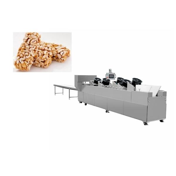 Stainless Steel Hard Crispy Peanut Cereal Bar Making Machine