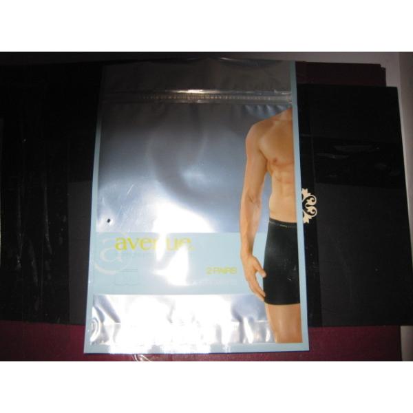 Custom Printed Noni Aluminum Foil Packaging Three Side Seal Flat for Underwear Garment