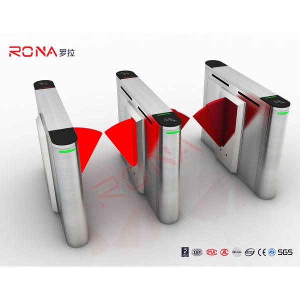 Security LED Directional Indicator Flap Barrier Turnstile  For Office Building With CE Approved