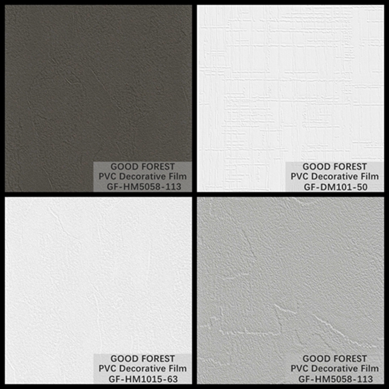 Wardrobes Marble PVC Film Grain With 0.25 - 0.60mm Thickness