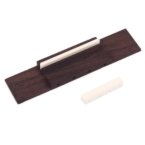 Long Lasting  Classical Guitar Bridge Saddle And Nut Repair Slotted Replacement