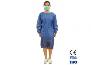 China High Protective Disposable Medical Gowns With S-5XL Size And Elastic Wristband on sale