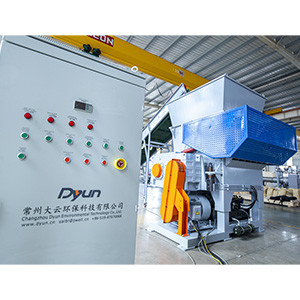 Universal Single Shaft Shredder For Waster Plastic Recycling