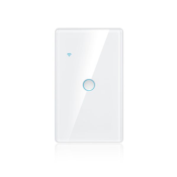 Intelligent Wi-Fi Switch 1Gang Single Pole Remote Control  Lighting On Off Switch