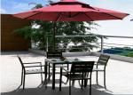 Wood Plastic Composite Outdoor Leisure Furniture Sets with Tent