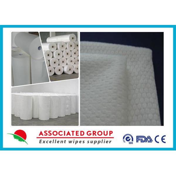 Extra Soft Hydrophilic White Spunlace Nonwoven Fabric No Chemical binder