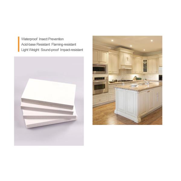 Customized Thickness PVC Foam Core Board Impact Resistance 1220 X 2440mm